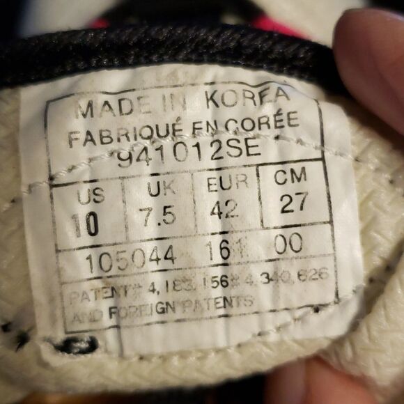 Nike 1994 vintage tensile air tennies. White,black,pink, size 10 - Picture 6 of 6